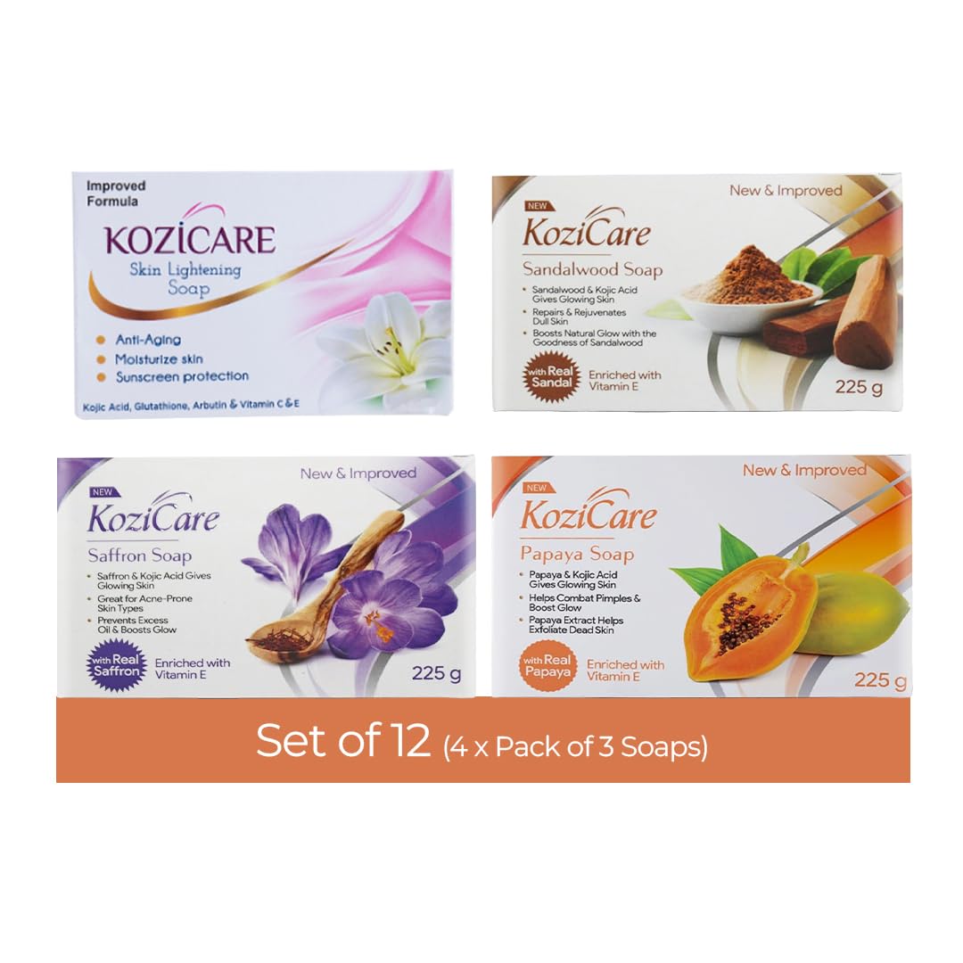 kozicare glutathione soap Kojic Acid & Soap | Haldi Turmeric Face Ubtan Soap | Ghar Ka Soap | Detan Soap leaving you feeling invigorated Kozicare Skin Whitening Soap at