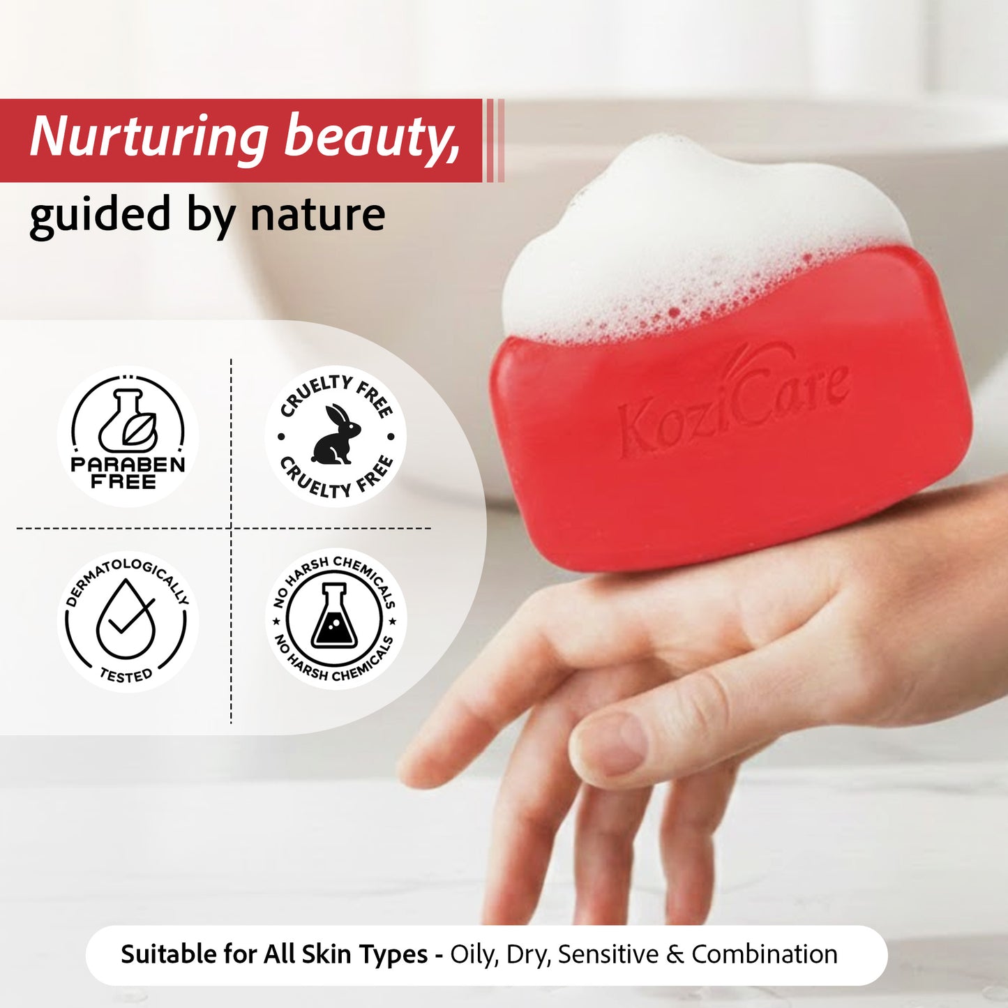 Kozicare Tomato Soap - Helps remove dark spots effectively