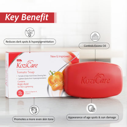Kozicare Tomato Soap - Daily skincare routine essential
