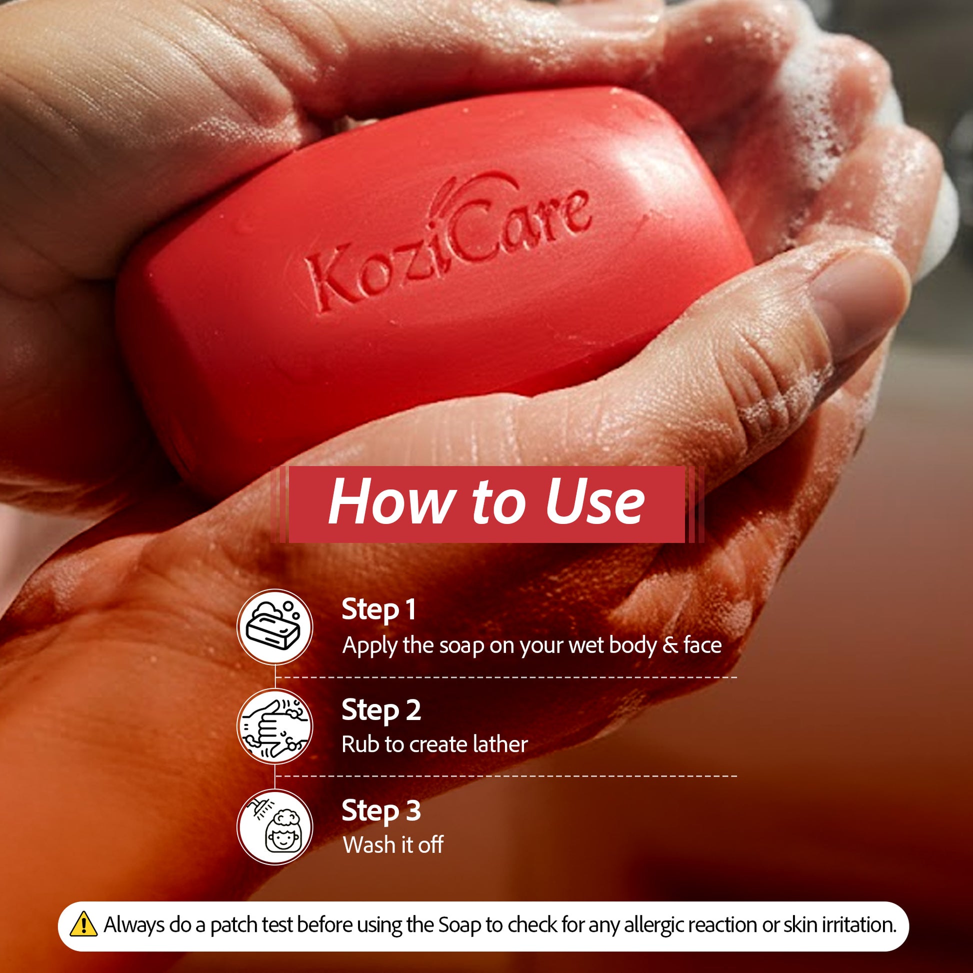 Kozicare Tomato Soap - Revitalizing cleansing for men and women