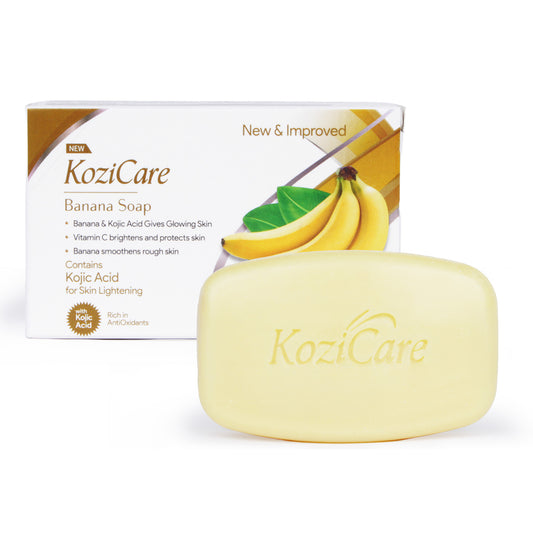 Kozicare banana soap - antioxidant-rich bathing experience