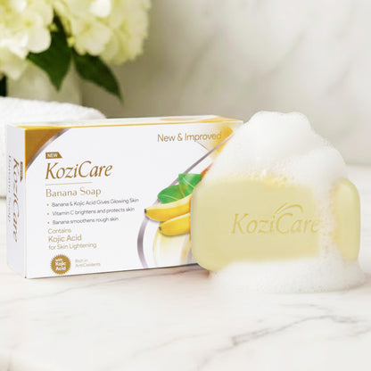 Kozicare banana soap - refreshing face and body wash