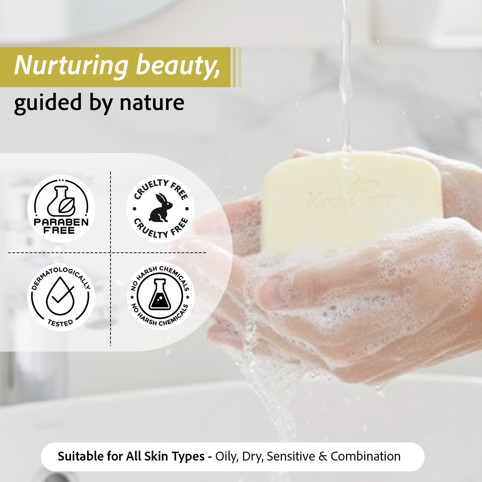 Kozicare banana soap - perfect for men and women