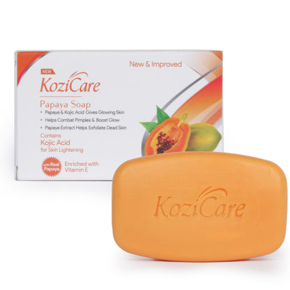 Kozicare Papaya Soap - Refreshing fruity fragrance