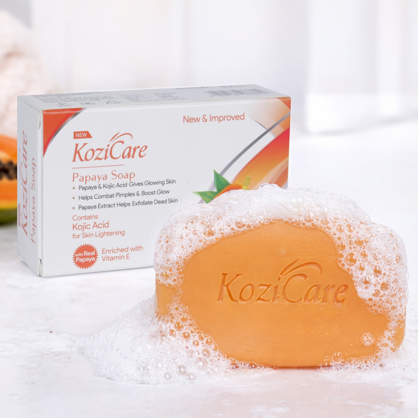Kozicare Papaya Soap - Natural skincare solution