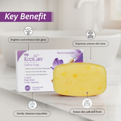 Kozicare saffron soap - skincare routine