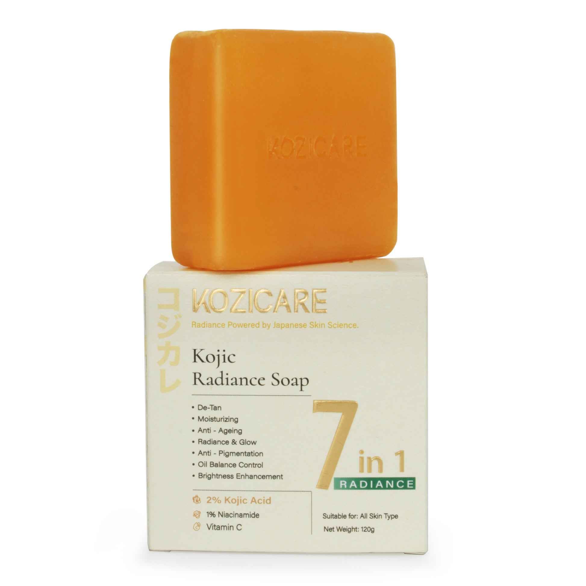 Kozicare kojic radiance soap - glowing skin solution