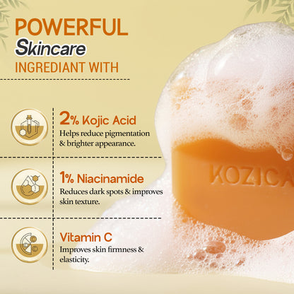 Kozicare kojic radiance soap - deep cleansing for sensitive skin